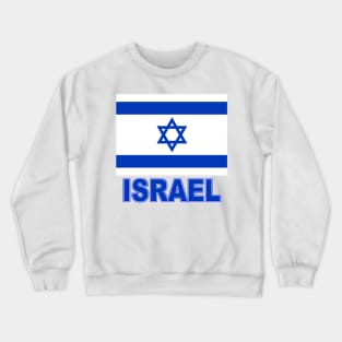 The Pride of Israel - Israeli Flag Design Crewneck Sweatshirt